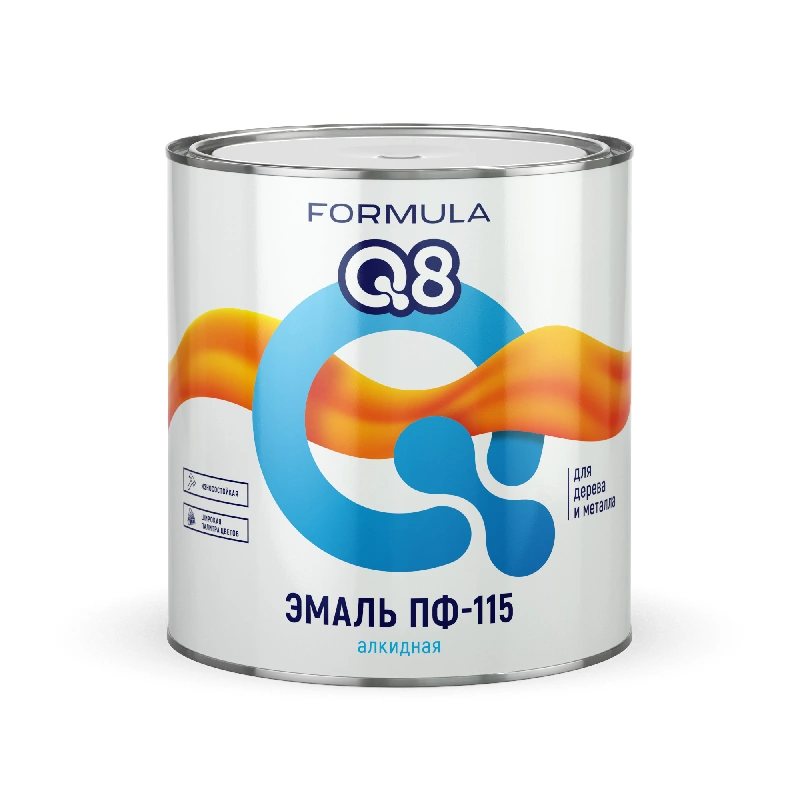 Эмаль ПФ-115 "Formula Q8" Белая (2,7 кг)