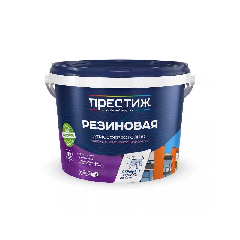 Краска Резиновая "Престиж" Зеленая (1,3 кг)
