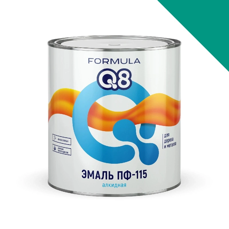 Эмаль ПФ-115 "Formula Q8" Бирюзовая (2,7 кг)