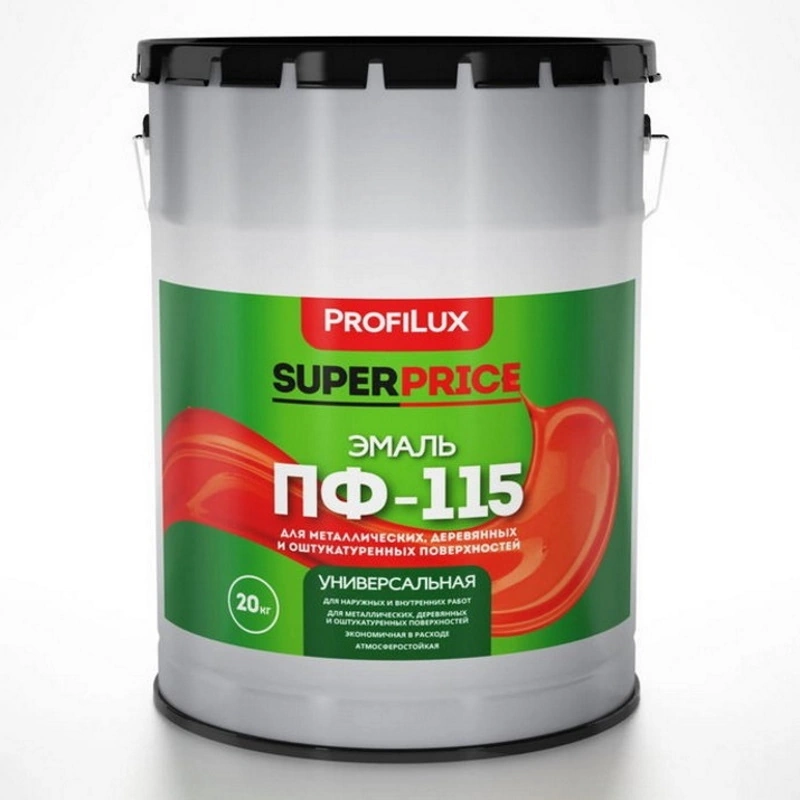 Эмаль ПФ-115 Коричневая "Profilux Superprice" (20 кг)