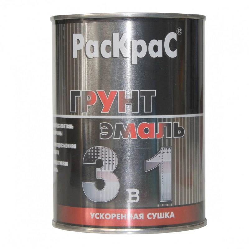 Грунт-эмаль «Раскрас» RAL 3003 Вишневый (0,9 кг)
