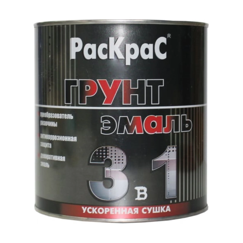 Грунт-эмаль «Раскрас» RAL 1014 Слоновая кость (2,5 кг)