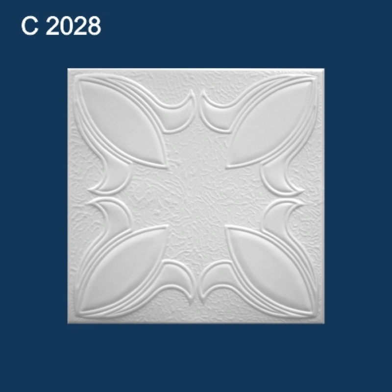 Белая Плита потолочная "Солид" (500×500 мм)