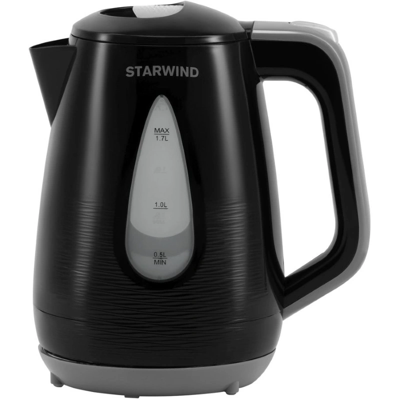 Чайник электрический, Чёрный "StarWind" (2200 Вт, 1.7 л)